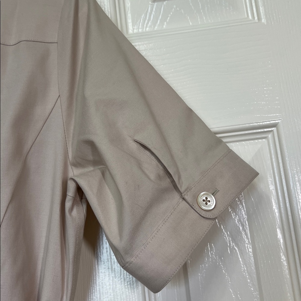 Brooks Brothers Cotton Belted Safari Shirt Dress Sz 8 - Picture 9 of 12